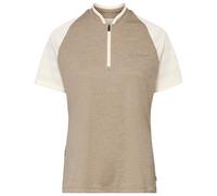 Vaude - Women's Tamaro Half Zip Shirt IV - Maglietta da ciclismo 46 beige
