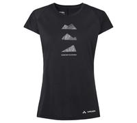 Vaude Tekoa Wool - T-shirt- donna Black/White I40 D36