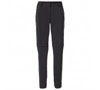 Vaude - Women's Yaras Zip Off Pants - Pantaloni da ciclismo 44 - Long nero/grigio