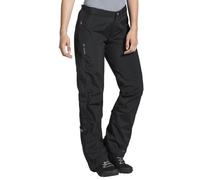 Vaude Yaras Rain Zip III - pantaloni antipioggia - donna D36 I40 Black woman Vaude Green Shape