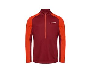 VAUDE Zipshirt funzionale da uomo Larice Light Shirt II rosso scuro | M