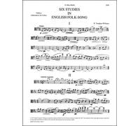 Vaughan Williams: Six Studies in English Folk Song (Viola Part)