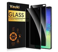 Vauki 2 Pezzi Privacy Vetro Temperato per Samsung Galaxy S10 Plus,Pellicola Protettiva Anti-Spy,Durezza 9H,Anti-Graffio,Senza Bolle,Schermo Protezione Anti-Spia Pellicola per Samsung Galaxy S10 Plus