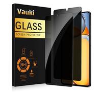 Vauki 2 Pezzi Privacy Vetro Temperato per Xiaomi Redmi 13C,Pellicola Protettiva Anti-Spy,Durezza 9H,Anti-Graffio,Senza Bolle,Schermo Protezione Anti-Spia Pellicola per Xiaomi Redmi 13C
