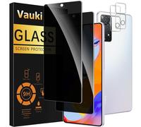 Vauki 2 Pezzi Privacy Vetro Temperato per Xiaomi Redmi Note 11 Pro con 2 Protezione Fotocamera,Pellicola Protettiva Anti-Spy,Durezza 9H,Anti-Graffio,Senza Bolle,Anti-Spia Pellicola