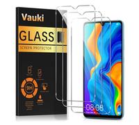Vauki 3 Pezzi Vetro Temperato per Huawei P30 Lite 6,15" Pellicola Prottetiva Anti Graffio, Durezza 9H,Ultra Resistente,Ultra Trasparente,Senza Bolle,Protezione Schermo,Clear