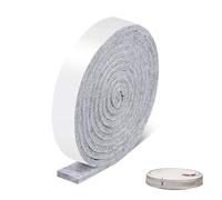 Vauki Nastro di feltro autoadesivo, 10 m x 3 cm x 3 mm, pattini per mobili, pattini in feltro, protezione per mobili, antirumore e antiscivolo, ideale per fai da te e ristrutturazione interna