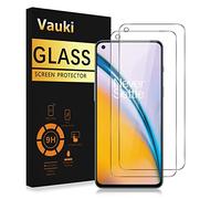 Vauki Set di 2 pellicole protettive in vetro temperato per OnePlus Nord 2 5G/2T, pellicola protettiva in HD trasparente, durezza 9H, ultra resistente, anti graffio, con alta trasparenza al 99% senza