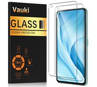 Vauki Set di 2 vetri temperati per Xiaomi 11 Lite 5G NE/Mi 11 Lite 4G/5G, pellicola protettiva in HD trasparente, durezza 9H, ultra resistente, anti graffio, con trasparenza al 99% senza bolle