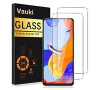 Vauki Set di 2 vetri temperati per Xiaomi Redmi Note 11 Pro 4G/5G/Poco X4 Pro 5G, vetro protettivo schermo, pellicola protettiva HD trasparente, durezza 9H, ultra resistente, anti graffio con