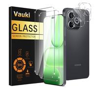 Vauki Vetro Temperato per Honor 600 Lite 5G Pellicola Protettiva con Protezione Fotocamera [2+2 Pezzi] Durezza 9H Anti-impronte HD Trasparente Senza Bolle Vetrino Schermo