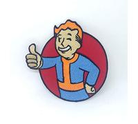 Vault boy 'Fallout' Game pip boy Thumb Iron on ricamato Patch
