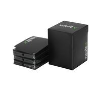 Vault X Large Deck Box with Self-Securing Lid and 150 Easy Shuffle Sleeves - Spa