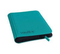 Vault X Premium Exo-Tec Zip Binder 4 Pocket, 20 Double-Sided Pages, 160 Side-Loa