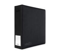 Vault X Raccoglitore a 3 Anelli per Carte da Collezione, Compatibile con Pagine a 9 Tasche, 900 Carte, Materiale Exo-Tec, Raccoglitore con Clip ad Anello D, TCG (Nero/Verde Elettrico, Grande)
