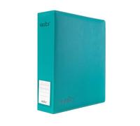 Vault X Raccoglitore a 3 Anelli per Carte da Collezione, Compatibile con Pagine a 9 Tasche, 900 Carte, Materiale Exo-Tec, Apertura Facile, Raccoglitore con Clip ad Anello D, TCG (Verde acqua, Grande)