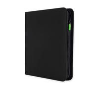 Vault X Raccoglitore per Carte da Collezione a 12 Tasche con Cerniera, 480 Carte, Materiale Exo-Tec per Album, 20 Pagine a Caricamento Laterale, TCG (Nero)