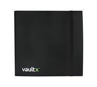 Vault X Raccoglitore per Carte da Collezione a 12 Tasche con Cinturino, 480 Carte, Formato Standard, 20 Pagine a Caricamento Laterale, Raccoglitore per Giochi di Collezionabili, TCG (Nero)