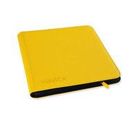 Vault X Raccoglitore per Carte da Collezione a 12 XL Tasche con Cerniera, 624 Carte, Materiale Exo-Tec per Album, 26 Pagine a Caricamento Laterale, TCG (Giallo)