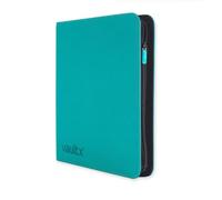 Vault X Raccoglitore per Carte da Collezione a 12 XL Tasche con Cerniera, 624 Carte, Materiale Exo-Tec per Album, 26 Pagine a Caricamento Laterale, TCG (Verde acqua)