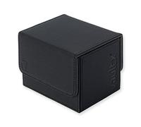 Vault X Scatola Deck Box a Caricamento Laterale, 100+ Carte, Materiale Premium Exo-Tec, Contenitore per Carte da Collezione, Coperchio Magnetico, per MTG Commander, TCG (Nero)