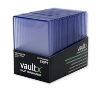 Vault X Toploader 130pt per Carte da Collezione, Premium Extra Spessi, Portacarte Rigidi Senza Giunture 3" x 4", Bustine Rigide, Protezione Trasparente TCG (Confezione da 25)