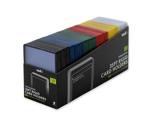 Vault X Toploader 35pt, Multicolore, per Carte da Collezione, Premium Extra Spessi, Portacarte Rigidi Senza Giunture 3" x 4", Bustine Rigide, Protezione Trasparente TCG (Confezione da 120)