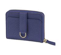Vaultskin BELGRAVIA Portafoglio Donna in Pelle con RFID, Blu