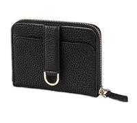 Vaultskin BELGRAVIA Portafoglio Donna in Pelle con RFID, Nero