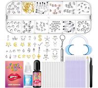 Vautvis Kit Brillantini per Denti Fai da Te Dente Gemma Kit Brillantini Denti