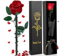 Vautvis Rosa Stabilizzata Vera Rosa Eterna San Valentino per Lei, Regali San Valentino per Donna, Rose Stabilizzate San Valentino, Regali Mamma Fidanzata Moglie Sorella