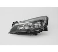 Vauxhall Astra J MK6 Fari Sinistro DRL Nero 10-12 Autista N/S OEM Hella