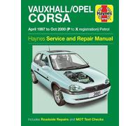 Vauxhall/Opel Corsa Petrol (Apr 97 - Oct 00) Haynes Repair Manual (Tascabile)