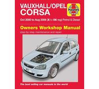 Vauxhall/Opel Corsa Petrol & Diesel (Oct 00 - Aug 06) Haynes Repair (Tascabile)