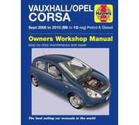 Vauxhall/Opel Corsa Petrol & Diesel (Sept 06 - 10) Haynes Repair Man (Tascabile)