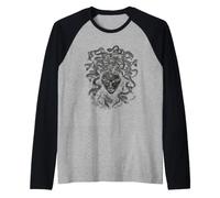 Vav Hey Vav 72 Nomi di Dio Kabbalah Lettere ebraiche Maglia con Maniche Raglan