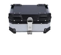 VAVGKDKPZB Motociclo Borse Serbatoio Box Portabagagli Per Moto Con Base Rimovibile E Rivestimento Interno 28L Grande Capacità Antiurto Moto Selle Bagagli(Silver)