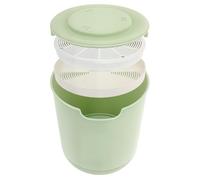 VAVPUP Germogliatore automatico in plastica, due strati, grande macchina automatica, multifunzionale per germogli di soia, fagioli mung, fagioli neri e fagioli rossi (verde)