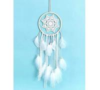 VAWSVOCS Acchiappasogni per bambini, Sweet Dream Catcher con piume, stile bohemien, decorazione per la casa, ornamento, regalo fai da te per camera da letto, soggiorno