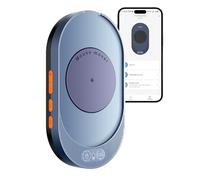 Vaydeer M4 Utra Mouse Mover con app, dispositivo jiggler mouse non rilevabile con telecomando e funzione timer, simulazione di movimento del mouse senza driver, per risveglio al computer, viola scuro