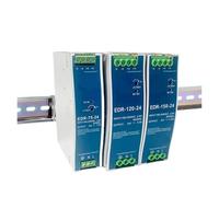 VAYEODEYU Alimentatore ferroviario, Alimentatore industriale for guida DIN a singola uscita 12V 24V 48V CC serie EDR da 75W, 120W, 150W(150w)