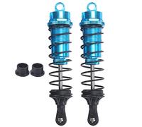 VAYEODEYU Ammortizzatore in metallo regolabile riempito d'olio RC for cingoli RC 1/8, confezione da 2, multicolore(Blue)