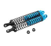 VAYEODEYU Ammortizzatore RC regolabile riempito d'olio da 2 pezzi 144mm blu argento for HSP HPI AXIAL 1/8(Blue)
