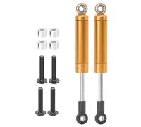 VAYEODEYU Ammortizzatori a molla interna in alluminio RC da 92 mm for auto RC SLASH 2WD multicolore 2 pezzi(Gold)