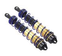 VAYEODEYU Ammortizzatori posteriori in lega di alluminio for auto RC 1/8 multicolore, confezione da 2(Gold)