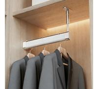 VAYEODEYU Asta appendiabiti a L multicolore 30-100 cm(Silver,90cm)