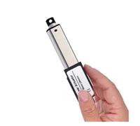 VAYEODEYU Attuatore lineare, Attuatore lineare elettrico CC 12V/24V con corsa da 75 mm, motore tubolare con asta di spinta da 20N/50N/70N/150N(Hy-b-type-20n 30mms 2kg,24V)