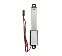VAYEODEYU Attuatore lineare, Micro attuatore lineare 32N DC12V 30mm/s asta di spinta 3,2kg argento diverse dimensioni(100)