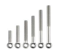 VAYEODEYU Bullone a occhiello, Bullone di collegamento ad anello in acciaio inossidabile 304 Vite ad occhio di pesce M5 M6 M8 M10 con metà(M8x25mm(1pcs))