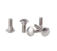 VAYEODEYU Bullone a vite for carrello DIN603 in acciaio inossidabile 304 | M6 a M12 da 20 a 80 mm 10/2/5 pezzi: Elettronica Meccanica Edilizia Miglioramento della casa(10pcs M6,20mm)